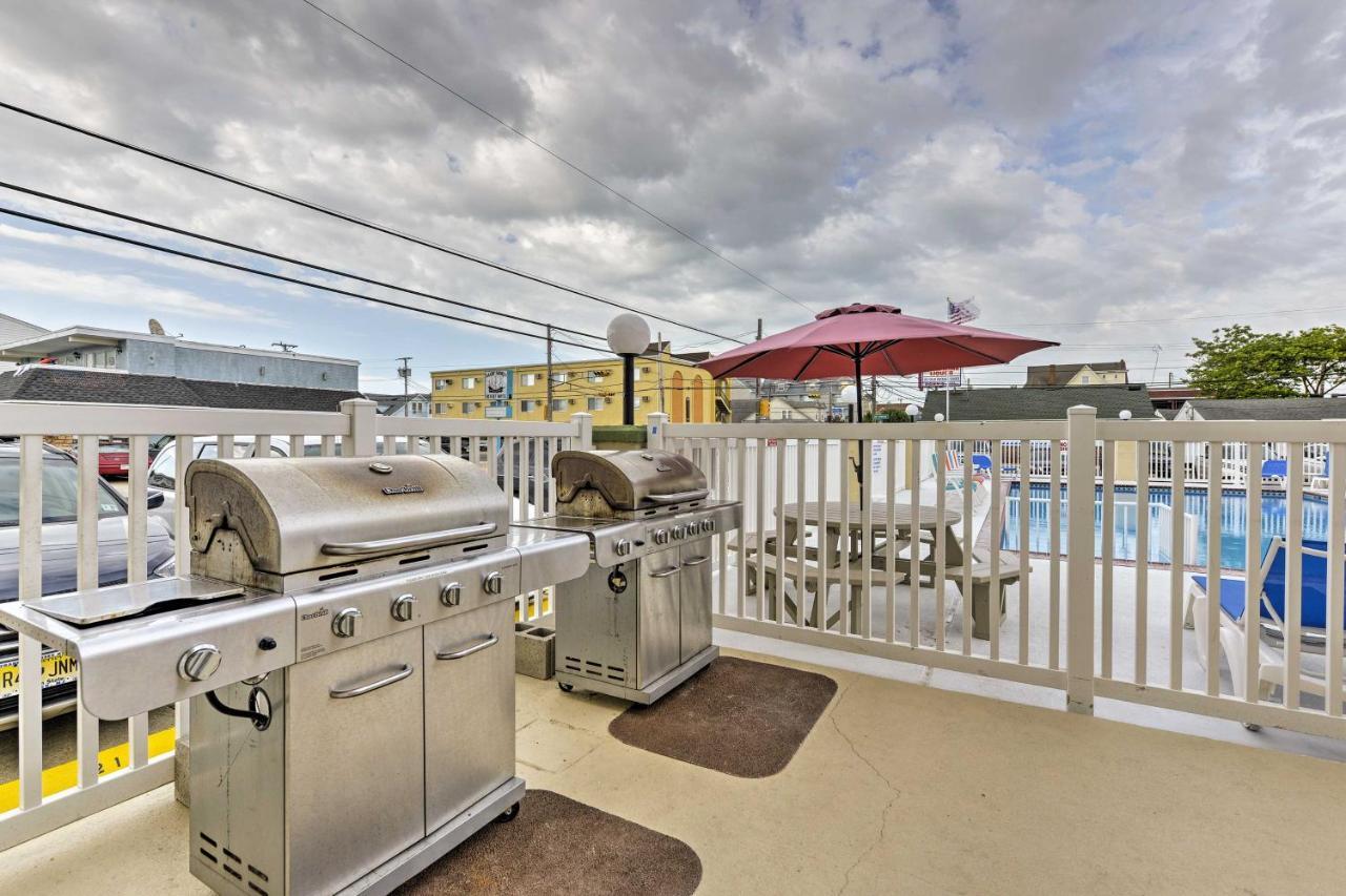 North Wildwood Condo With Pool, Walk To Boardwalk! Buitenkant foto