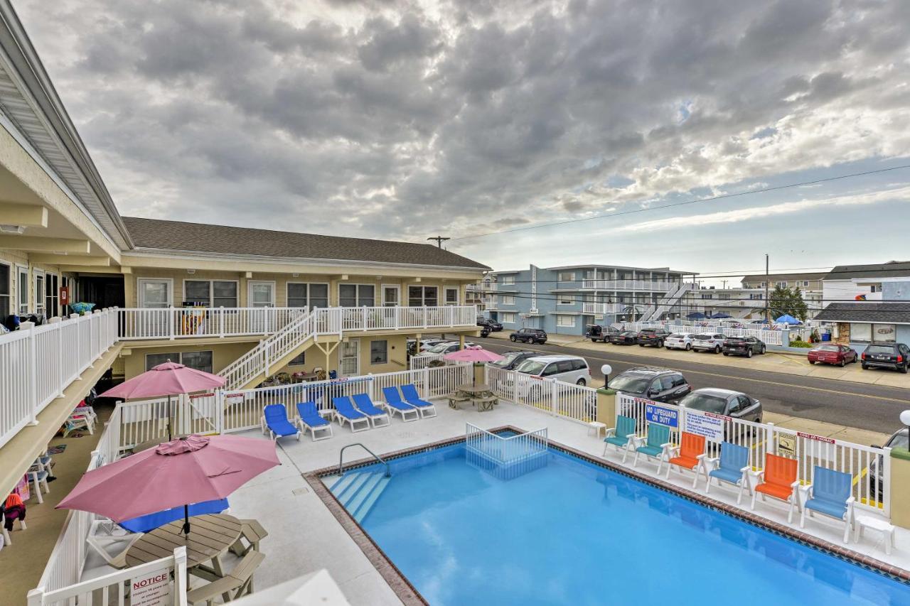 North Wildwood Condo With Pool, Walk To Boardwalk! Buitenkant foto